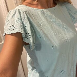 Pointelle Made In Italy Dainty blouse size US Small
